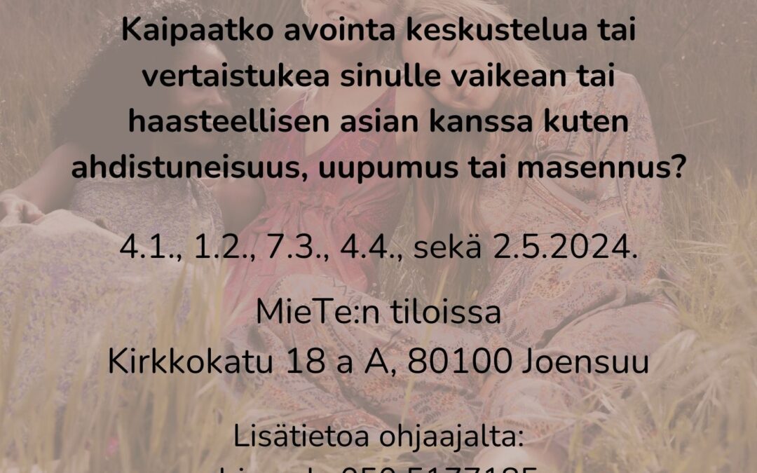 avoin naistenryhmä 2024
