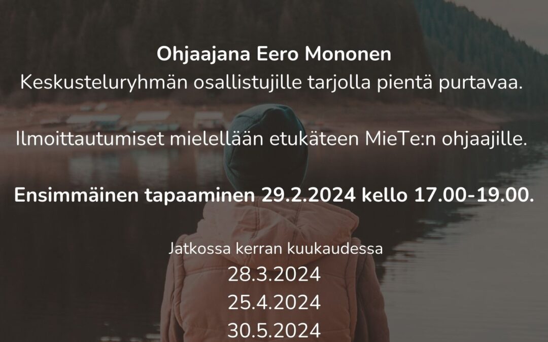 Miesten keskusteluryhmä 2024
